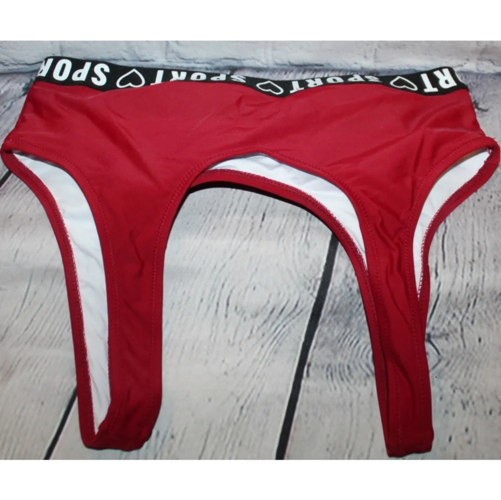 NEW ♡ Sport Tape Logo Padded Sports Bra - Picture 5 of 13